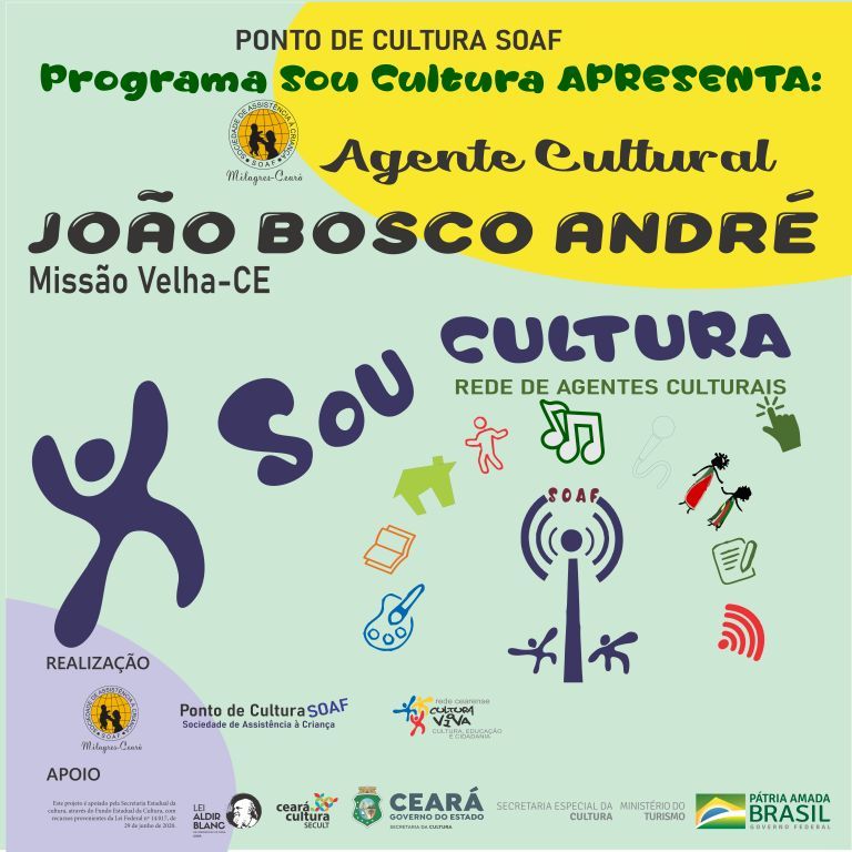 Programa Sou Cultura: Agente Cultural – João Bosco André